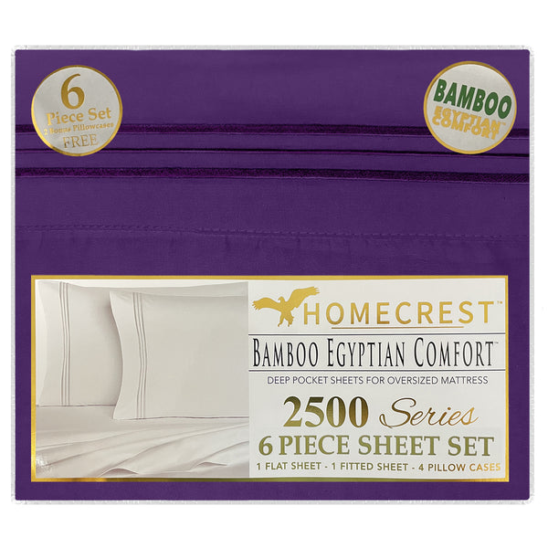Luxury 6-piece Bedsheet Sets-Buttery Soft
