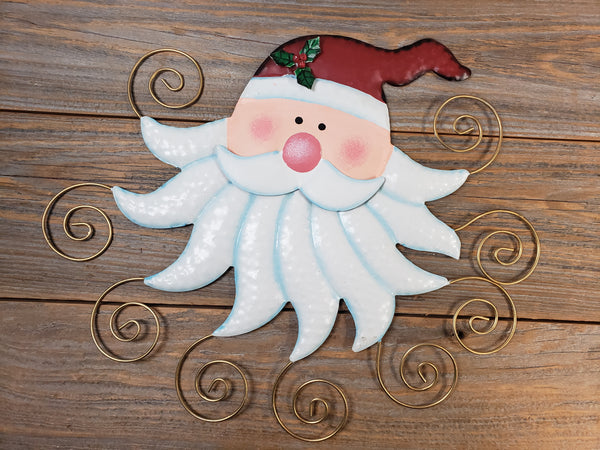 Santa Greeting Card and Photo Wall Display-Metal