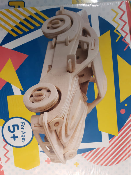 Wood 3-D Model Puzzle Collection-5 Designs