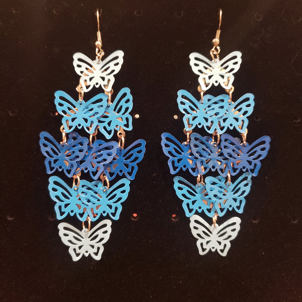 Colorful Metal Earrings in Cute Designs in Gift bag