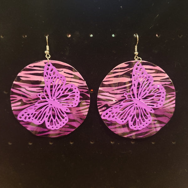 Colorful Metal Earrings in Cute Designs in Gift bag