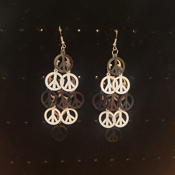 Colorful Metal Earrings in Cute Designs in Gift bag