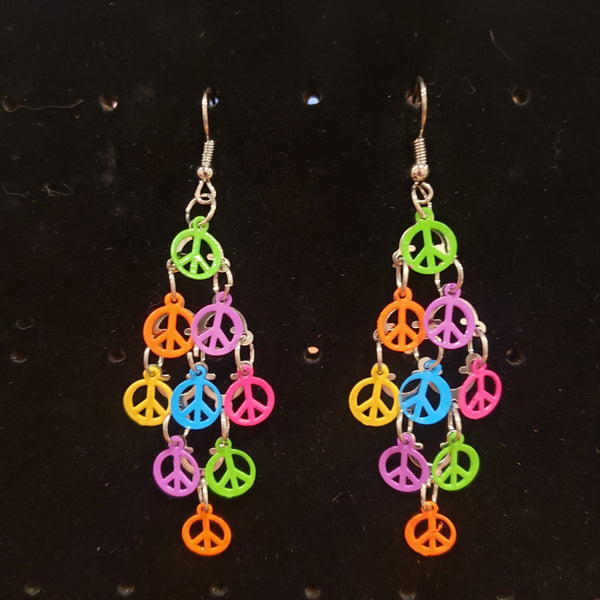 Colorful Metal Earrings in Cute Designs in Gift bag