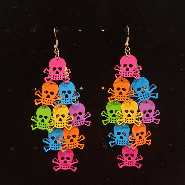 Colorful Metal Earrings in Cute Designs in Gift bag