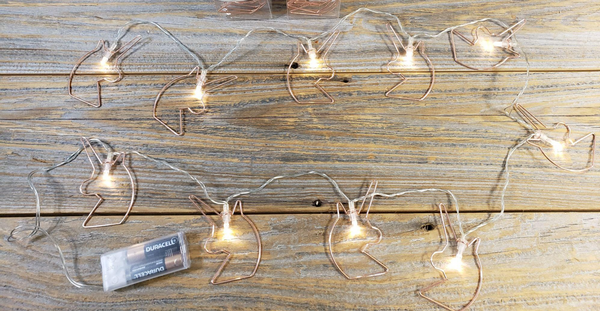 Unicorn LED String Lights - Rose Gold