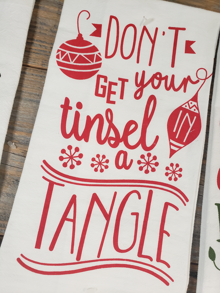 Santa or Gnome Hanging Kitchen Towels — Crafty Staci