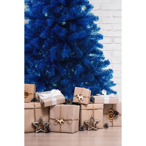 Blue Designer Christmas Tree 4 feet with Metal Stand