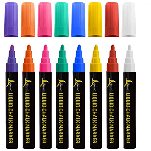 Liquid Chalk Marker Set in Collectors Box with Extra Nibs