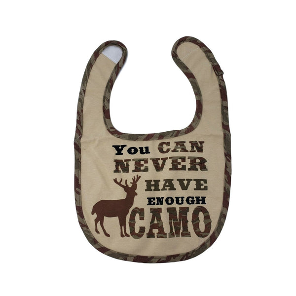 Camo Baby Bib Slipper Socks Gift Set Ages 6 -12 months