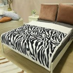 Soft Sherpa Animal Print Blanket 80x60 inches