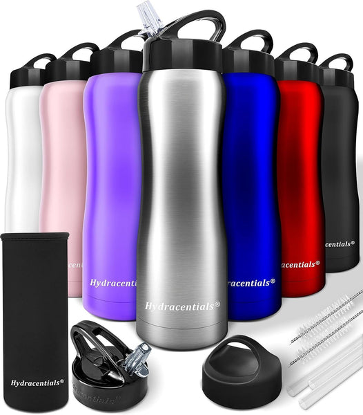 Stainless Steel Bottle with 9 piece Accessory Pack