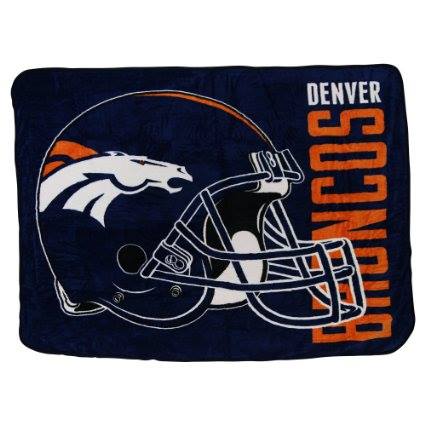 Denver Broncos Fluffy Blanket - 50x60 inches