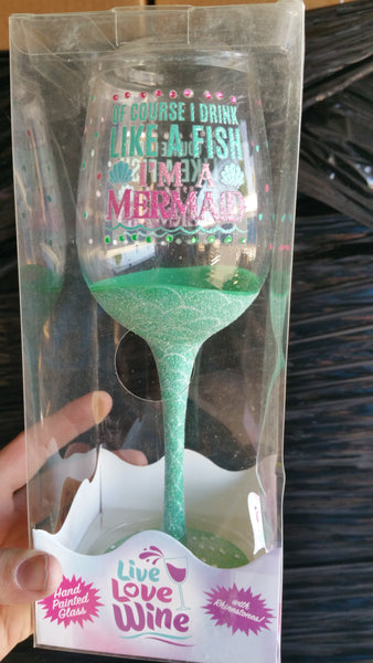 Blingy Wine Glass in Gift Box