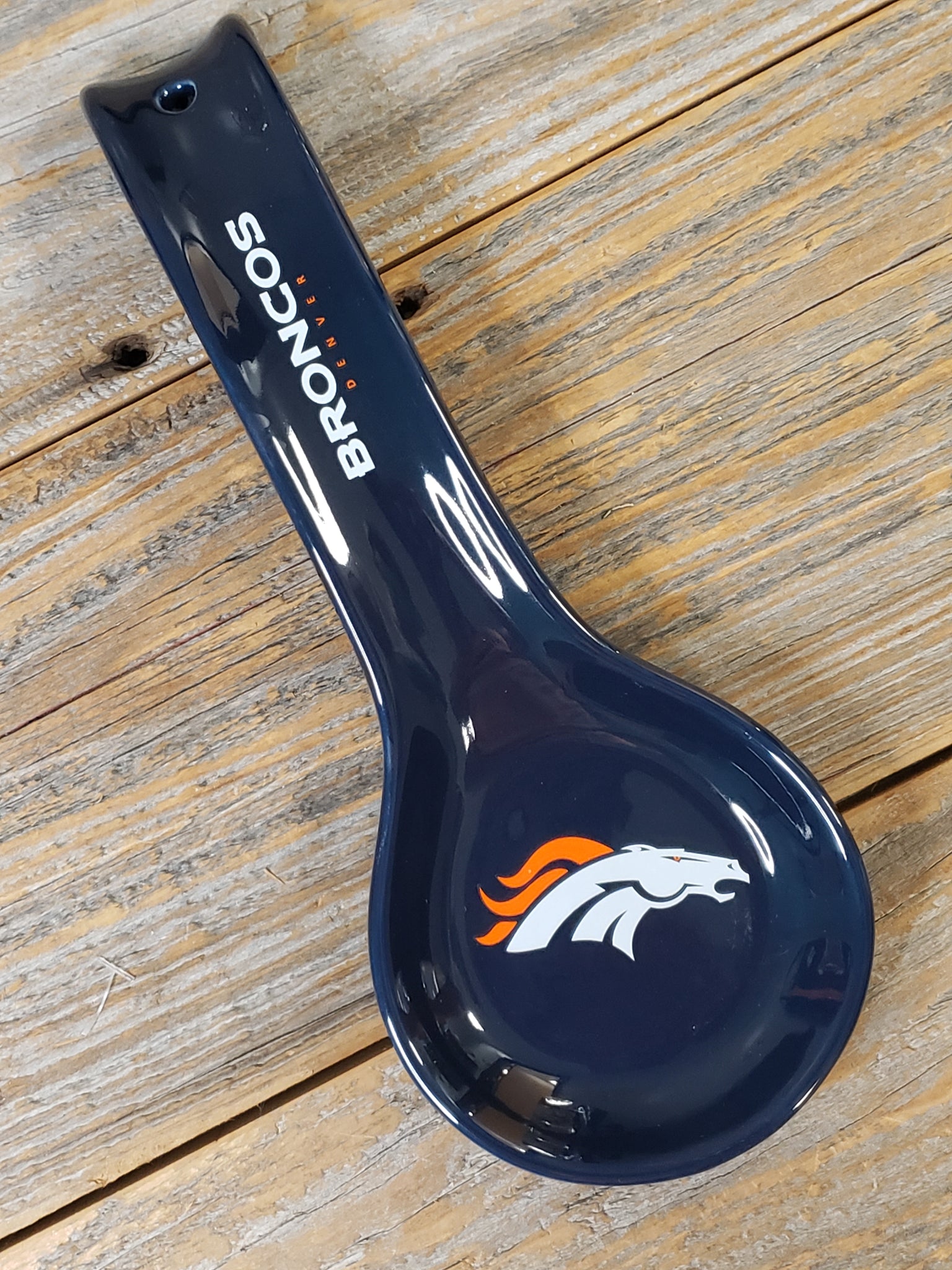 Denver Broncos Ceramic Spoon Rest