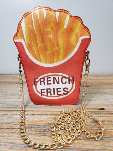 Retro Handbag Purse-Junk Food, French Fries