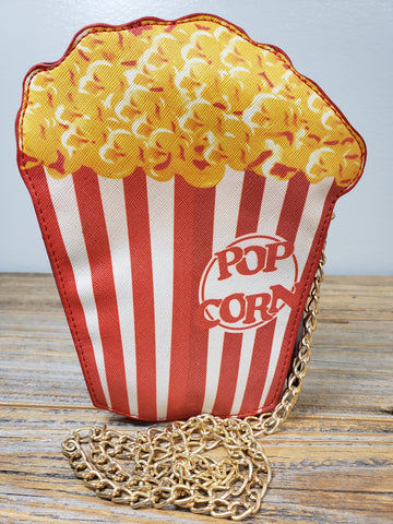 Retro Handbag Purse-Junk Food, Popcorn