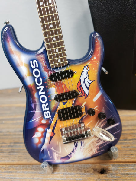 NFL Bears Mini Guitar Art Piece with Case and Stand