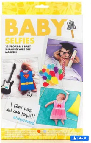 Baby Selfie Kit with Props and Marker