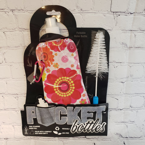 Pocket Bottle Set with Bottle Cleaning Brush