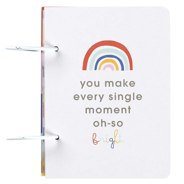 Memory Baby Book Binder - ''You Make Every Moment Bright''