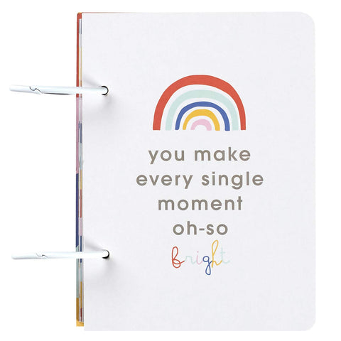Memory Baby Book Binder - ''You Make Every Moment Bright''