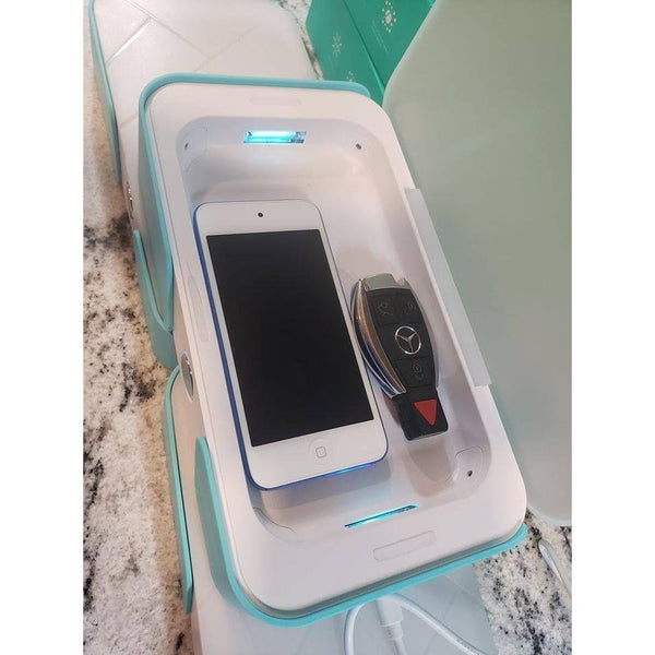UV Phone Charger – clean keys, phone, bills, earbuds